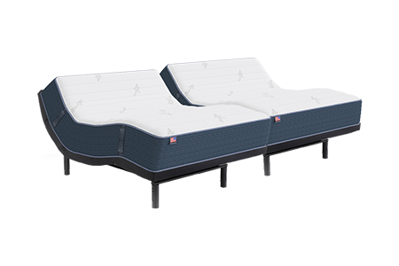 Anniversary Hybrid Latex Mattress w/ Leggett & Platt Adjustable Bed Picture